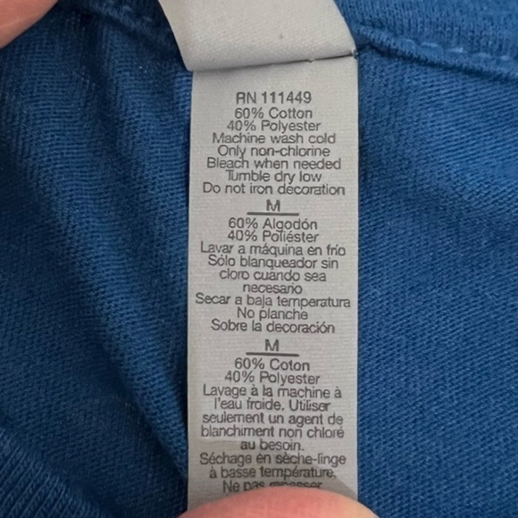 Ocean’s Eleven blue graphic t-shirt Sz M - Picture 7 of 8